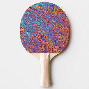 Raquete De Ping Pong texturas psicodélicas