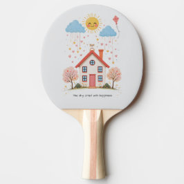 Raquete De Ping Pong The sky cried with happiness