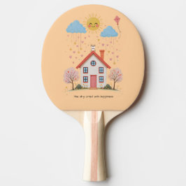 Raquete De Ping Pong The sky cried with happiness