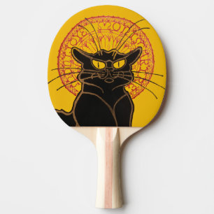 Raquete De Ping Pong Theophile Steinlen - Le Chat Noir Vintage