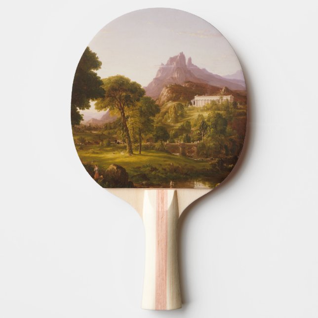 Raquete De Ping Pong Thomas Cole Dream of Arcadia (Frente)