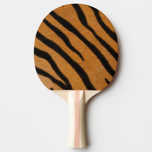 Raquete De Ping Pong Tigre Impressão Exótica Em Animais (Frente)