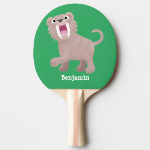 Raquete De Ping Pong Tigre Smilodon de Tigre de Saber