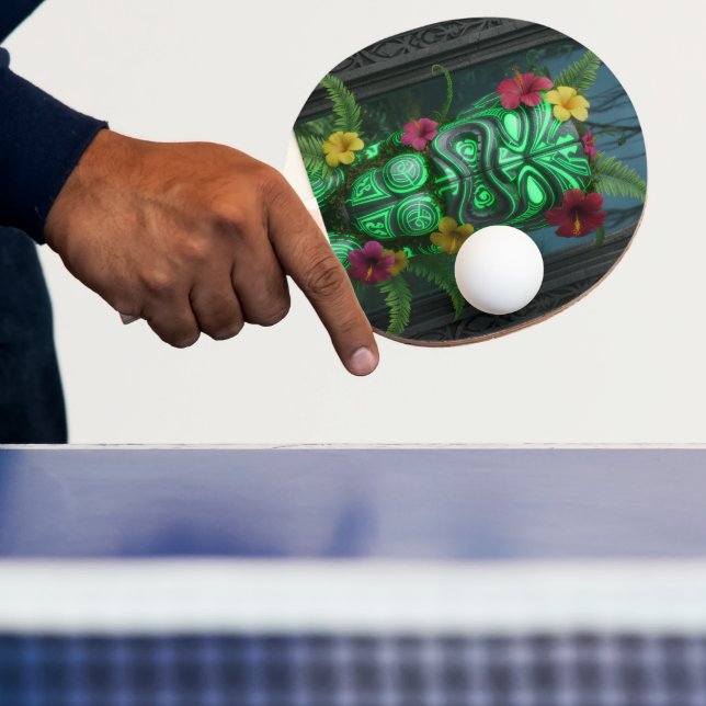 Raquete De Ping Pong Tiki de Fogo e Terra (Insitu)