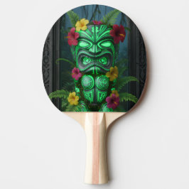 Raquete De Ping Pong Tiki de Fogo e Terra