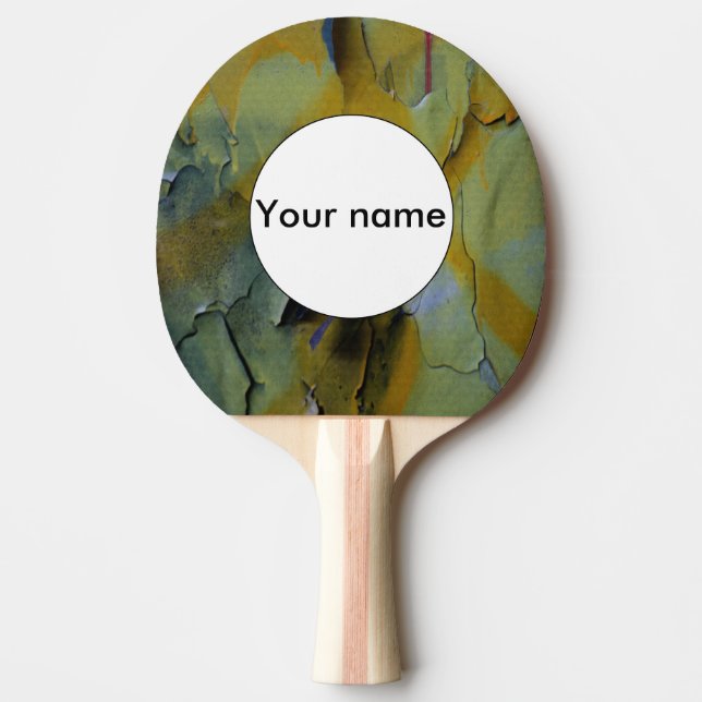 Raquete De Ping Pong Tinta de descasque (Frente)