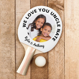 Raquete De Ping Pong Tio Te Ama Foto