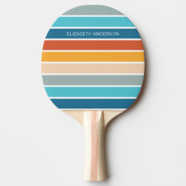 Raquete De Ping Pong Tiras de Sunset Retroativo Modernas Personalizadas