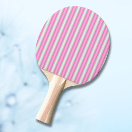 Raquete De Ping Pong Tiras Rosa Neon Modernas com Efeito 3D
