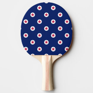 Raquete De Ping Pong Todas as Estrelas Patrióticas dos EUA Estrelas Str