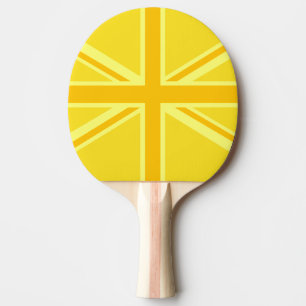 Raquete De Ping Pong Tomada de União Amarela Vibrante