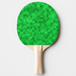 Raquete De Ping Pong Tons Brilhantes de Verde Criaram Nuvens Arte Abstr