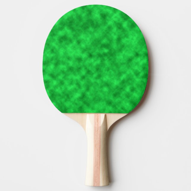 Raquete De Ping Pong Tons Brilhantes de Verde Criaram Nuvens Arte Abstr (Frente)