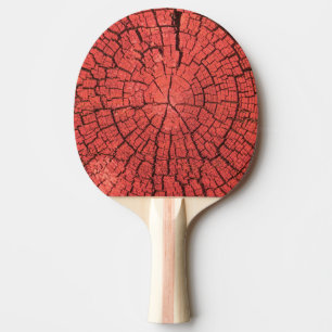 Raquete De Ping Pong Tora de Árvore Seca Corte Transversal Madeira Verm