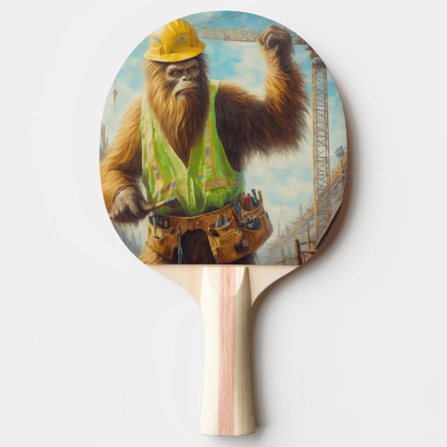 Raquete De Ping Pong Trabalhador de Construção Bigfoot (Frente)