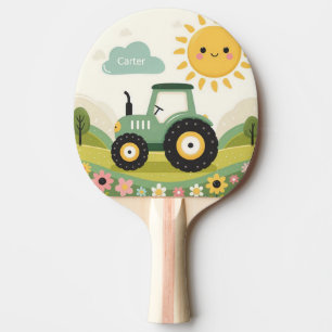 Raquete De Ping Pong Trator/fazenda personalizado, bonito