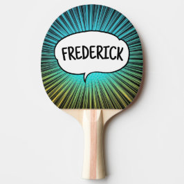 Raquete De Ping Pong Trendência personalizada de nomes personalizada pa
