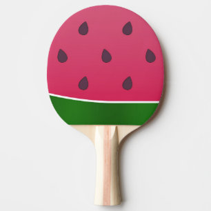 Raquete De Ping Pong Trendy Bold Watermelon Graphic Art