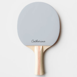 Raquete De Ping Pong Trendy Dusty Bluish Gray Custom Ping Pong Paddle