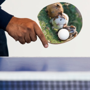 Raquete De Ping Pong Três Porcos Bebê-Guiné,