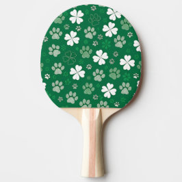 Raquete De Ping Pong Trevo da Sorte e Marca de Pata
