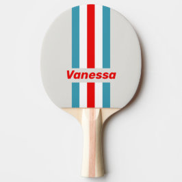 Raquete De Ping Pong Trovão Listrado com Nome