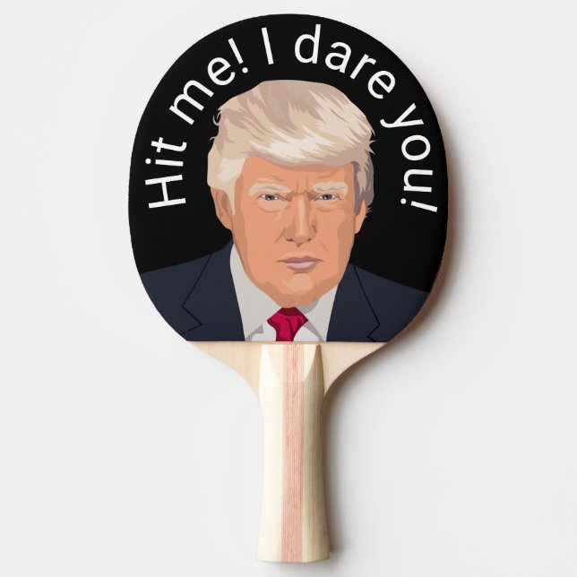 Raquete De Ping Pong Trump me acertou Ping Pong (Frente)