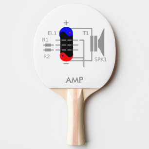 Raquete De Ping Pong Tubo amplificador