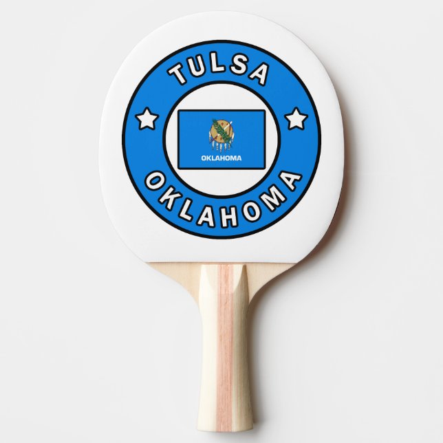 Raquete De Ping Pong Tulsa Oklahoma (Frente)