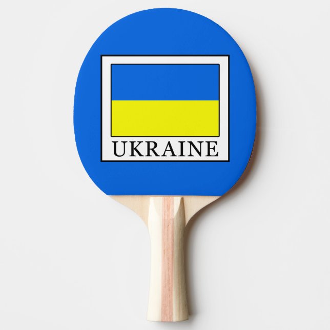 Raquete De Ping Pong Ucrânia (Frente)