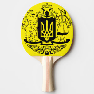 Raquete De Ping Pong Ucrânia Grande casaco de armas