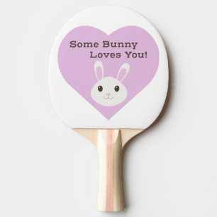 Raquete De Ping Pong Um Coelhinho Te Ama