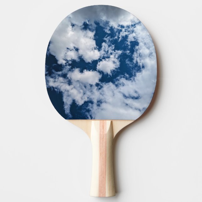 Raquete De Ping Pong Um redemoinho nas nuvens (Frente)