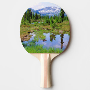 Raquete De Ping Pong Um tarn no interior da Ilha de Vancouver