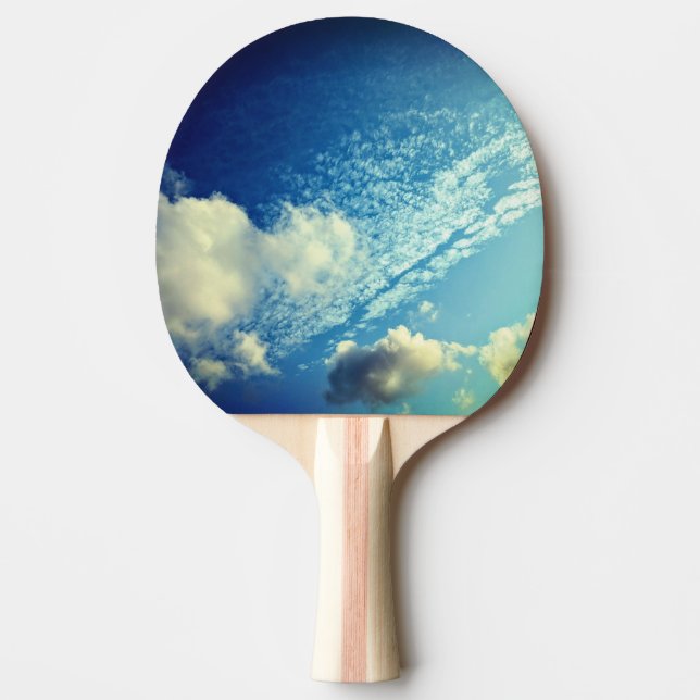 Raquete De Ping Pong Uma nuvem esparsa (Frente)