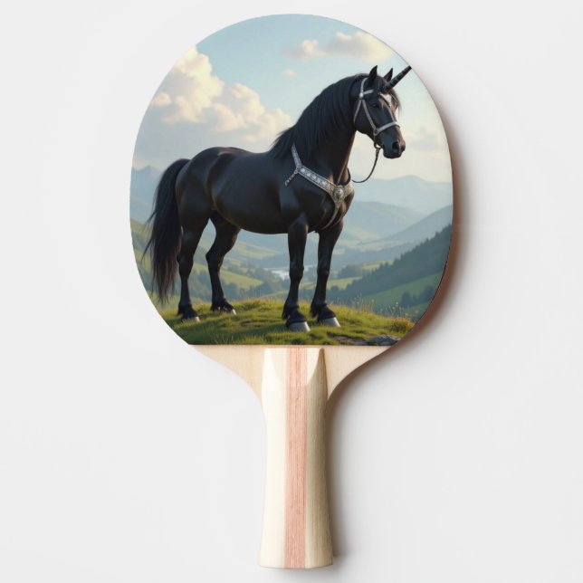 Raquete De Ping Pong Unicórnio (Frente)