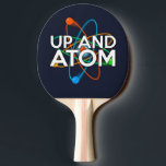 Raquete De Ping Pong UP E ATOM science<br><div class="desc">Uma design legal,  moderna e divertida inspirada pela ciência. O presente perfeito para todos os cientistas,  professores de ciência,  técnicos de laboratório,  estudantes de ciência,  enfim,  qualquer geek de ciência em sua vida (e isso inclui você)! Projetado pela Science Geekness © em http://www.zazzle.com/sciencegeekness*</div>