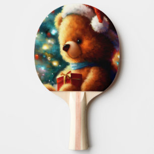 Raquete De Ping Pong Urso de Natal (3)