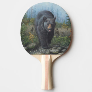 Raquete De Ping Pong Urso preto