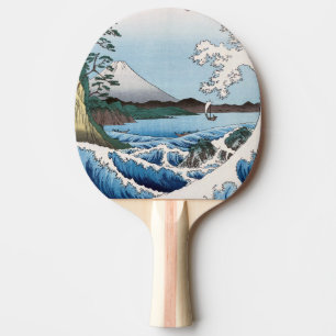 Raquete De Ping Pong Utagawa Hiroshige - Mar ao largo de Satta, Provínc