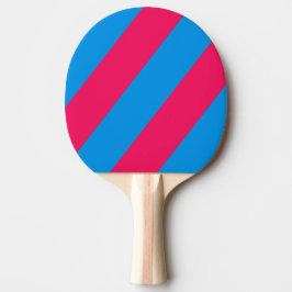 Raquete De Ping Pong Uva Elétrica Retro Listras Ousadas