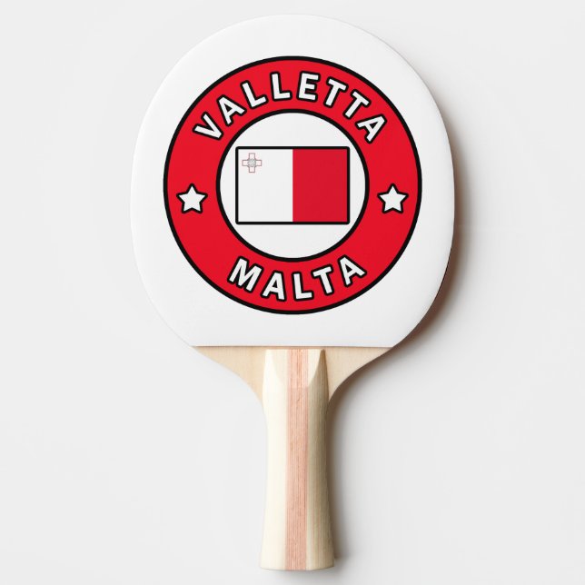 Raquete De Ping Pong Valletta Malta (Frente)