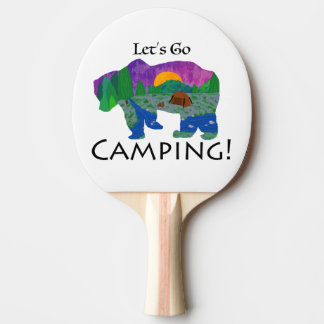 Raquete De Ping Pong Vamos Acampar