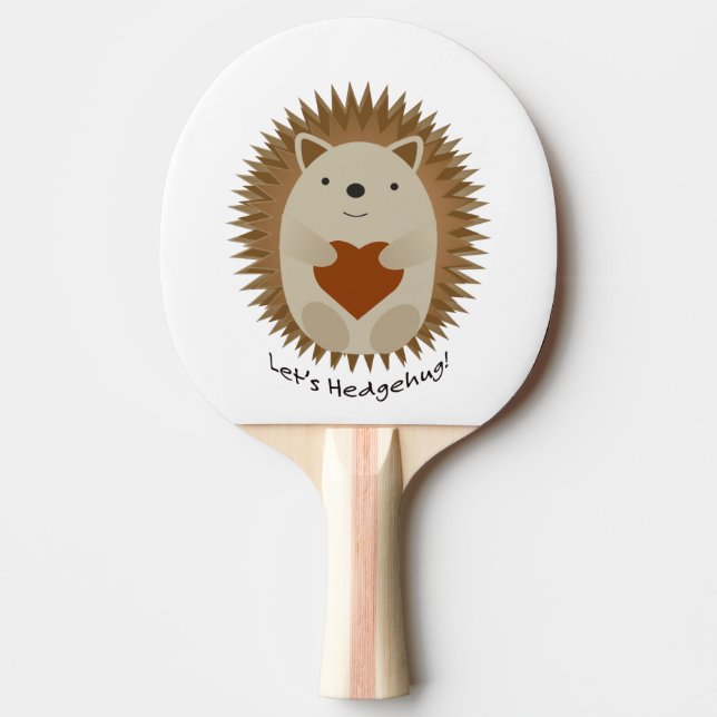 Raquete De Ping Pong Vamos Hedgehug Hegehog (Frente)