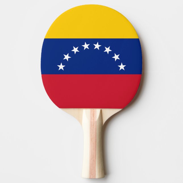Raquete De Ping Pong Venezuela (Frente)