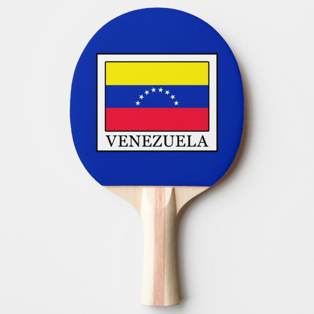 Raquete De Ping Pong Venezuela (Frente)