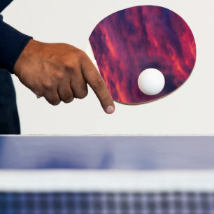Raquete De Ping Pong vermelho augural