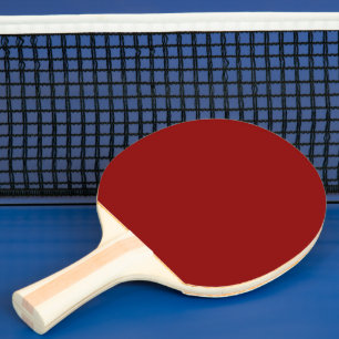 Raquete de Ping Pong Vermelho Escuro Leve Controle