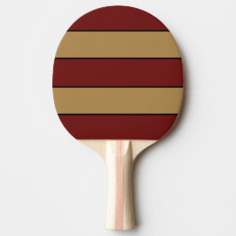 Raquete De Ping Pong Vermelho Natal Clássico E Dourados