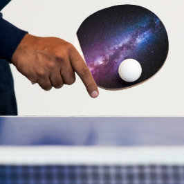 Raquete De Ping Pong Via láctea cores brilhantes